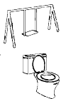 swing and toilet lines
